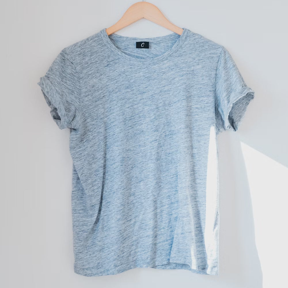 Classic Light Heather Grey T-Shirt – Soft Cotton Casual Wear